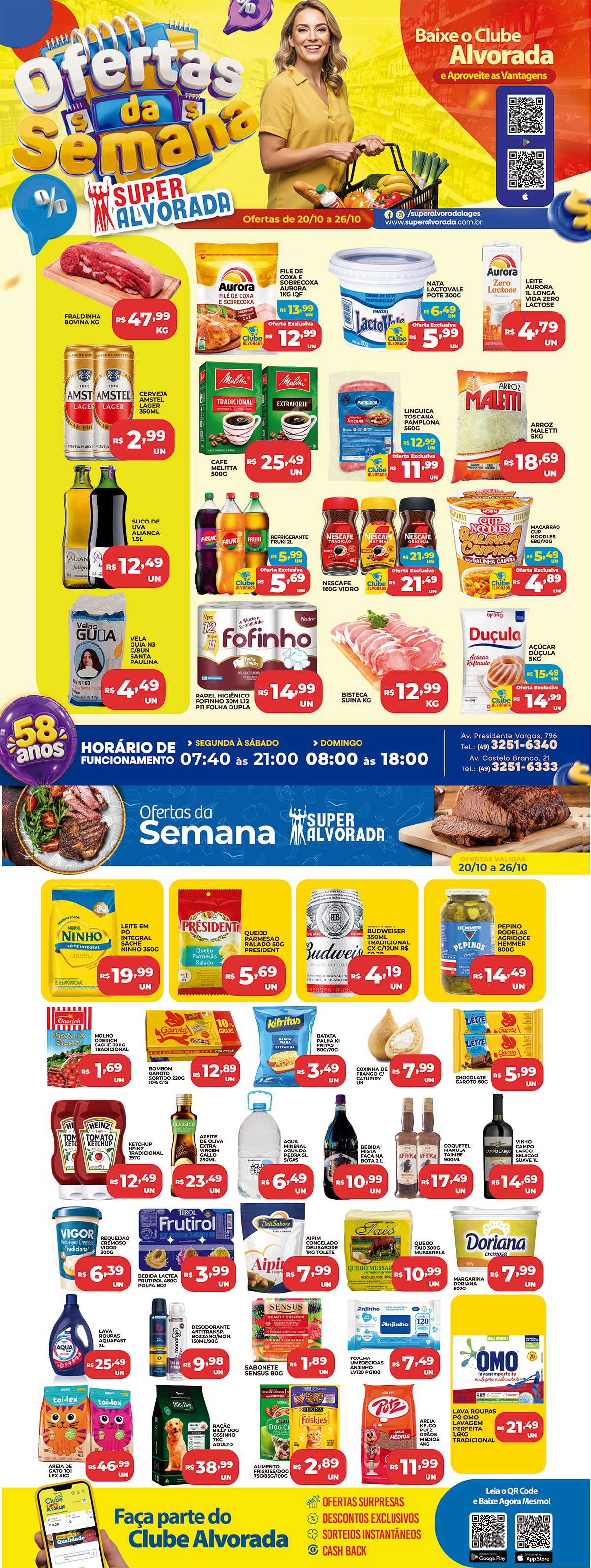 Encarte de ofertas do Super Alvorada